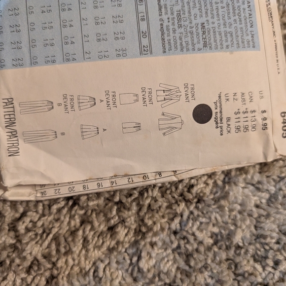 Butterick Pattern - Picture 3 of 4